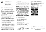 Предварительный просмотр 2 страницы GE FCB(J)-XM-CH0085-120V Instruction Manual