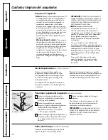 Preview for 40 page of GE FCM 7 Owner'S Manual & Installation Instructions