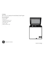 Preview for 2 page of GE FCM5SU Dimensions And Installation Information