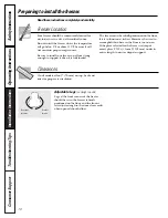 Preview for 10 page of GE FUM14 Owner'S Manual & Installation Instructions