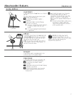 Preview for 7 page of GE G005 Use And Care Manual