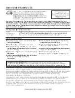 Preview for 31 page of GE G006 Use And Care Manual