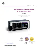 GE G60 UR Series Instruction Manual preview