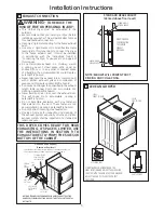 Preview for 5 page of GE Gas Dryer Installation Instructions Manual