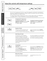 Preview for 4 page of GE GBC121AX and Owner'S Manual And Installation Instructions