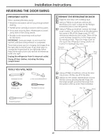 Preview for 10 page of GE GBC121AX and Owner'S Manual And Installation Instructions