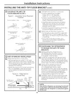 Preview for 16 page of GE GBC121AX and Owner'S Manual And Installation Instructions