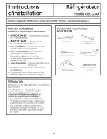 Preview for 30 page of GE GBC121AX and Owner'S Manual And Installation Instructions