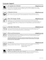 Preview for 68 page of GE GBC121AX and Owner'S Manual And Installation Instructions