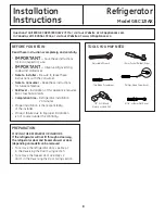 Preview for 8 page of GE GBC12IAXLSS Owner'S Manual And Installation Instructions