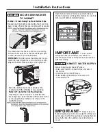 Preview for 9 page of GE GBF630SGLBB Installation Instructions Manual