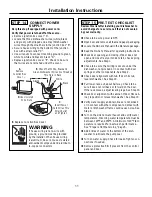 Preview for 11 page of GE GBF630SGLBB Installation Instructions Manual