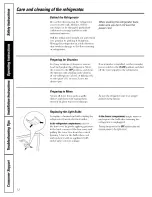 Preview for 12 page of GE GBS18SBPARSS and Owner'S Manual And Installation Instructions