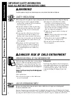 Preview for 2 page of GE GBS20HBS Owner'S Manual And Installation Instructions