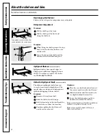 Preview for 8 page of GE GBS20HBS Owner'S Manual And Installation Instructions