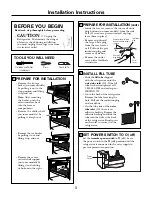 Preview for 3 page of GE GBS20KB Installation Instructions Addendum