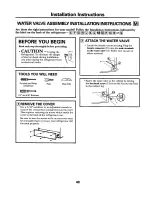 Preview for 46 page of GE GBS20KB Owner'S Manual And Installation Instructions