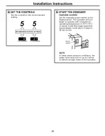 Preview for 21 page of GE GBS20KBPAWW and Owner'S Manual And Installation Instructions