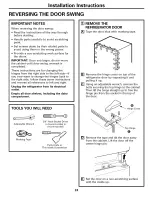 Preview for 24 page of GE GBS20KBPAWW and Owner'S Manual And Installation Instructions