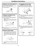 Preview for 25 page of GE GBS20KBPAWW and Owner'S Manual And Installation Instructions