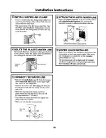 Preview for 19 page of GE GBS2OKB Owner'S Manual And Installation Instructions