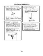 Preview for 63 page of GE GBS2OKB Owner'S Manual And Installation Instructions