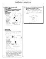 Предварительный просмотр 17 страницы GE GBSC0HBXARBB and Owner'S Manual And Installation Instructions