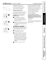 Предварительный просмотр 47 страницы GE GBSC0HBXARBB and Owner'S Manual And Installation Instructions