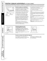 Предварительный просмотр 52 страницы GE GBSC0HBXARBB and Owner'S Manual And Installation Instructions