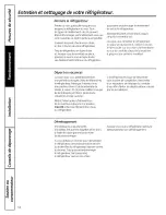 Предварительный просмотр 54 страницы GE GBSC0HBXARBB and Owner'S Manual And Installation Instructions