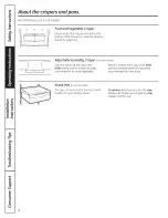 Preview for 8 page of GE GBSC3HBXCRBB and Owner'S Manual And Installation Instructions