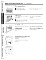 Preview for 10 page of GE GBSC3HBXCRBB and Owner'S Manual And Installation Instructions