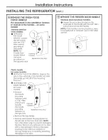 Preview for 18 page of GE GBSC3HBXCRBB and Owner'S Manual And Installation Instructions