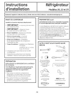 Preview for 59 page of GE GBSC3HBXCRBB and Owner'S Manual And Installation Instructions