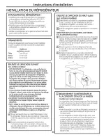 Preview for 60 page of GE GBSC3HBXCRBB and Owner'S Manual And Installation Instructions