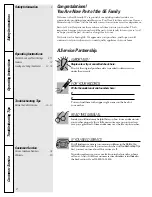 Preview for 2 page of GE GBSR1070 Owner'S Manual