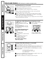 Preview for 12 page of GE GBSR1070 Owner'S Manual