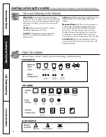 Preview for 14 page of GE GBSR1070 Owner'S Manual