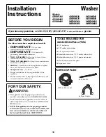 Preview for 14 page of GE GBVH5140 Owner'S Manual & Installation Instructions