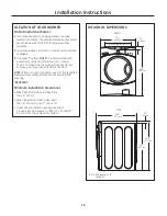 Предварительный просмотр 16 страницы GE GBVH5200 GBVH5300 Owner'S Manual & Installation Instructions