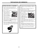 Preview for 62 page of GE GBVH6260 Owner'S Manual & Installation Instructions