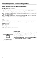 Preview for 8 page of GE GCE06GGHBBB Owner'S Manual & Installation Instructions