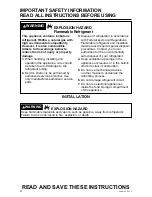 Preview for 4 page of GE GCE06GGHWW Owner'S Manual & Installation Instructions