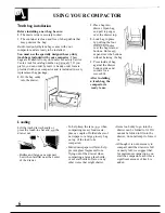 Preview for 6 page of GE GCG1200 Use And Care Manual
