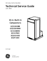 GE GCG1500BB Technical Service Manual preview