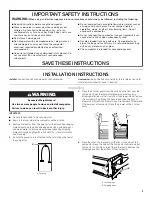 Preview for 3 page of GE GCG1500P Owner'S Manual