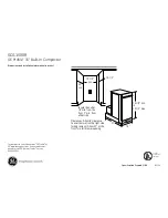 GE GCG1500RBB Dimensions And Installation Information preview