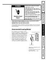 Preview for 11 page of GE GCG1520 Owner'S Manual And Installation