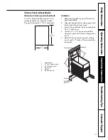 Preview for 17 page of GE GCG1520 Owner'S Manual And Installation