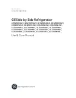 Preview for 1 page of GE GCG200NGWC Use & Care Manual